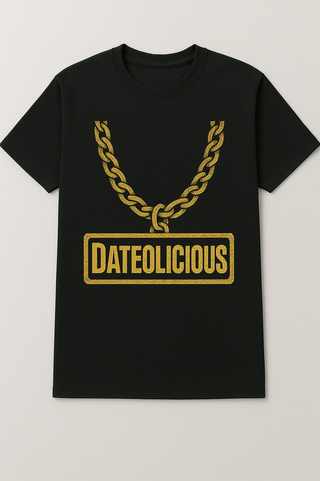 DATEOLICIOUS™ Bling Bling Black Tee