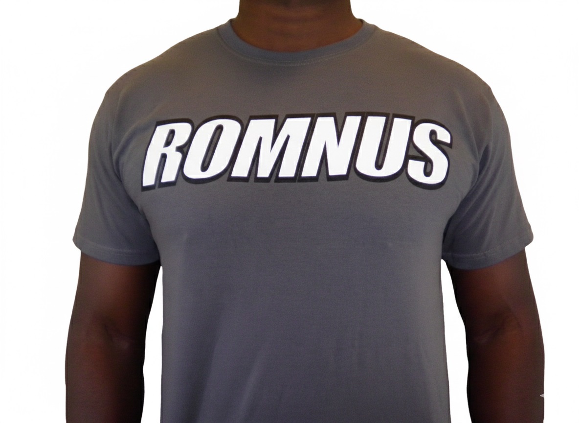 ROMNUS™ Gray Logo Tee